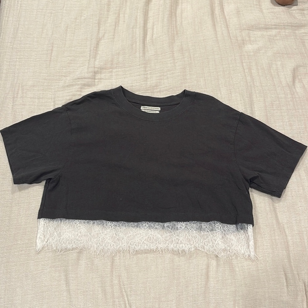 Dark grey top
